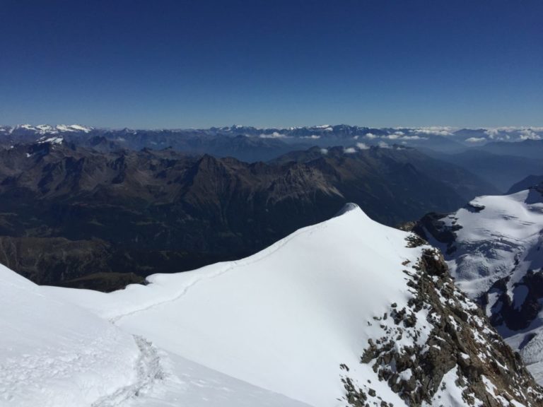 Der Gipfelgrat am Piz Palü