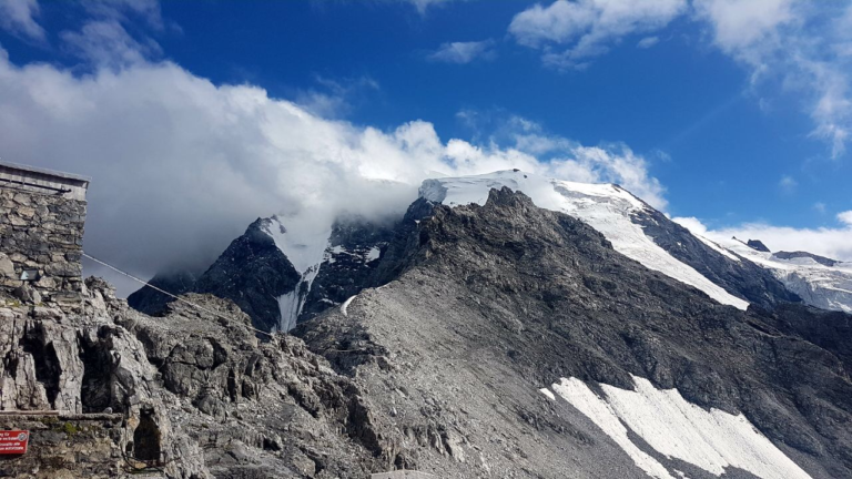 Der Ortler von der Julius Payer Hütte aus gesehen