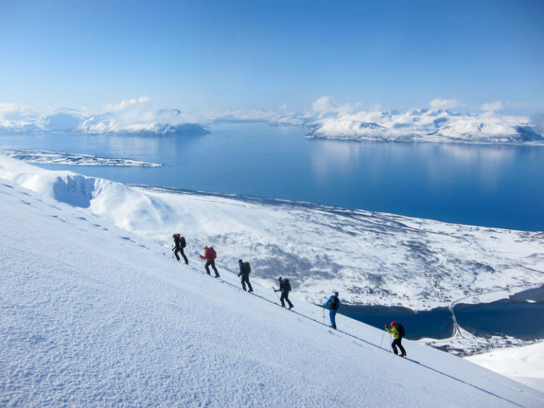 Skitourengeher in Norwegen